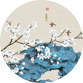 装饰画 晶瓷画 新中式