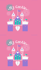 卡通 城堡 矢量