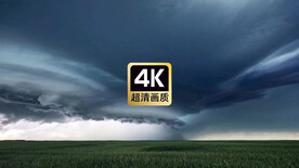 片头宣传片素材风暴乌云闪电云层