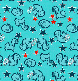 卡通 兔子五角星