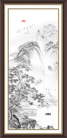 玄关山水画