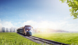 城市高铁地铁海报