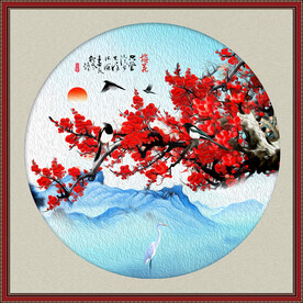 梅花国画