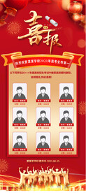 大气高考喜报展架