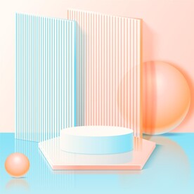 3D产品展示背景板模板素材