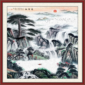 国画山水