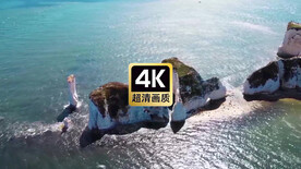 短视频素材航拍海岛美景