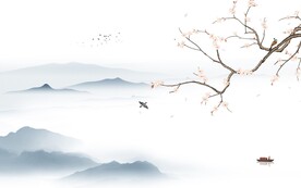 高档 现代山水画 TIF分层图