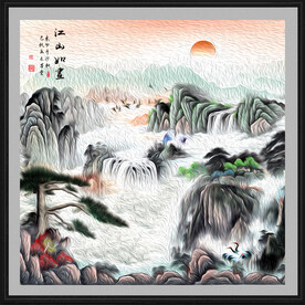 国画山水