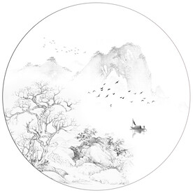水墨山水画
