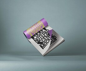 翻开书本样机图片