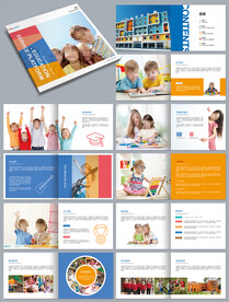 幼儿园招生宣传画册