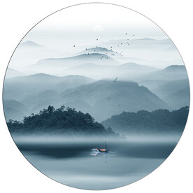 新中式山水画 
