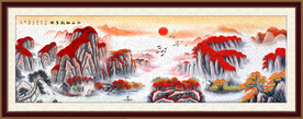 国画山水画