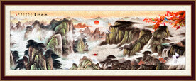 油画山水画