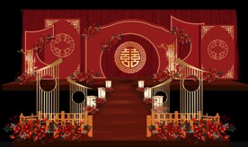 中式婚礼效果图图片