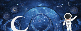 星空婚礼背景婚礼迎宾婚礼留影