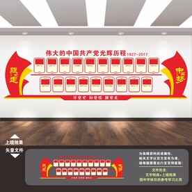 党的光辉历程文化墙