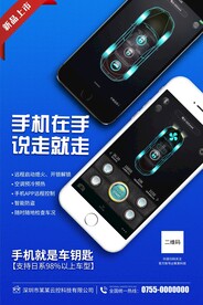 手机控车海报