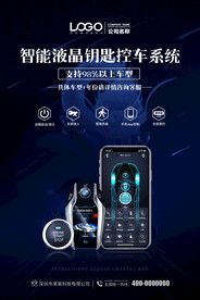 智能手机控车海报