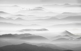 山水背景墙
