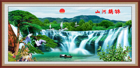 客厅山水画