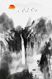 写意山水画