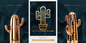 晶瓷画 抽象画 仙人掌