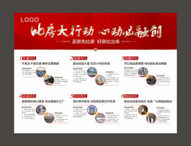 价值对比展架
