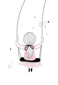 晶瓷画 小女孩