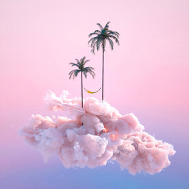 晶瓷画 云朵