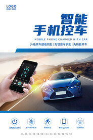 手机控车海报
