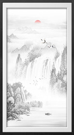 水墨山水画