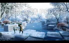 冬天雪景