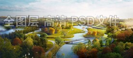 森林公园秋景