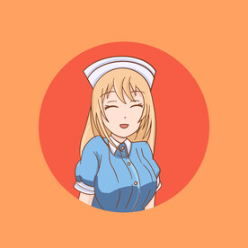 卡通护士插画设计