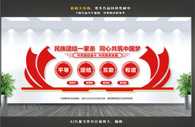 民族团结文化墙