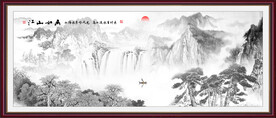 新中式山水画