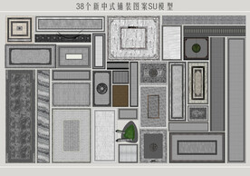 新中式铺装图案