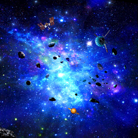 蓝色星空