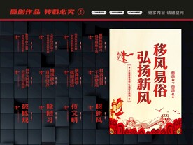 移风易俗展板