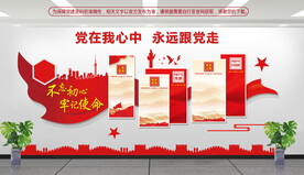 入党誓词党建文化墙