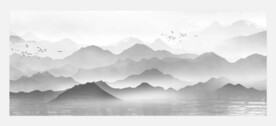 新中式水墨画 