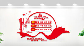 社会主义核心价值观文化墙