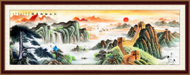 五岳独尊泰山日出