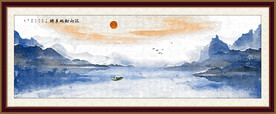 印象山水画