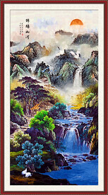 玄关山水画