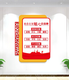 社会主义核心价值观展板