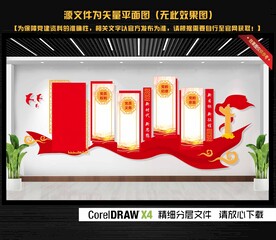 入党誓词文化墙