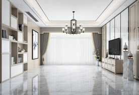 现代餐客厅场景